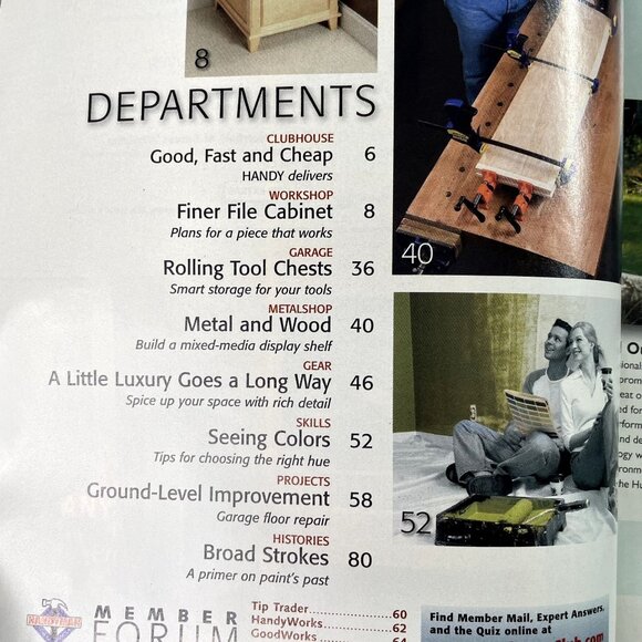 Handyman Woodworking Magazine Vol 16 Issue 90 No 5 Sep Oct 2008 u Customize Spac - Picture 6 of 9